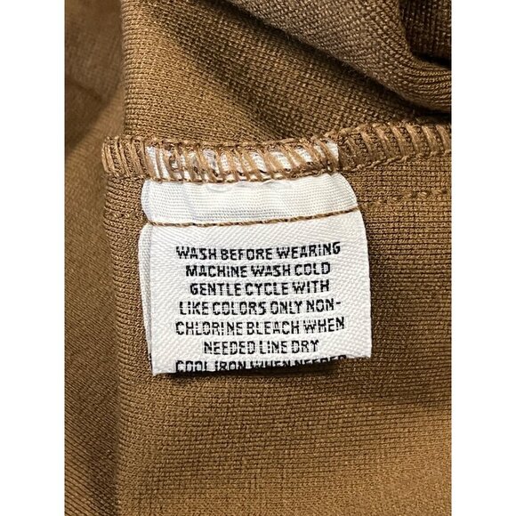 Style & Co Woman Ponte Legging 18W 18 Tobacco Mid Rise Comfortable Waist New - Picture 7 of 7